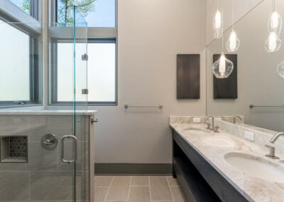 Living Stone Design+Build Contemporary Bathroom