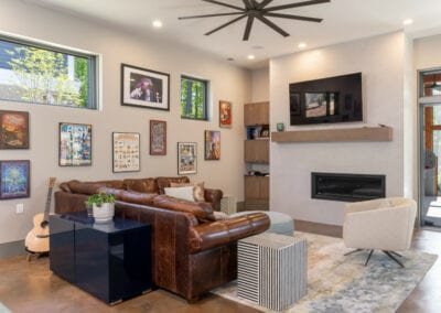 Living Stone Design+Build Basement Lounge