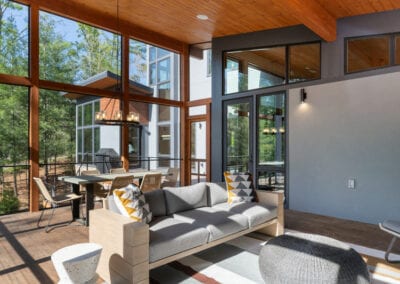 Living Stone Design+Build Screen Porch Interior