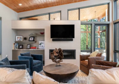 Living Stone Design+Build The Ramble Living Room TV