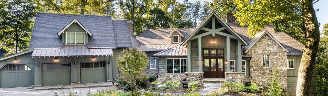 2020 Asheville Parade of Homes "Best in Show" Winner Modern Prairie Computer Rendering