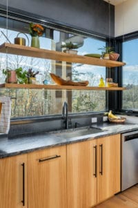 Living Stone Design+Build Amato Kitchen Shelves