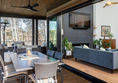 Living Stone Design+Build Amato Pocket Doors