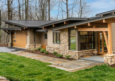Living Stone Design+Build Hawks Nest Front Door
