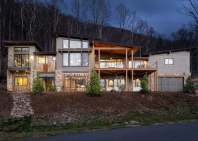 Living Stone Design+Build Hawks Nest Night View