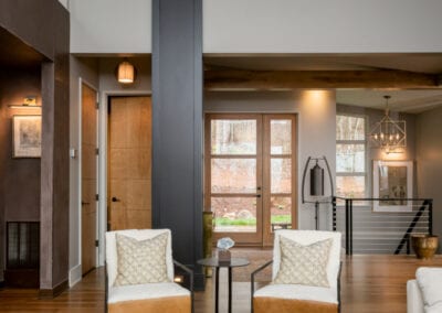 Living Stone Design+Build Hawks Nest Living and Entry