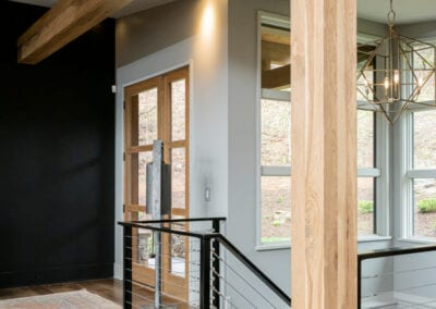 Living Stone Design+Build Hawks Nest Front Door Interior