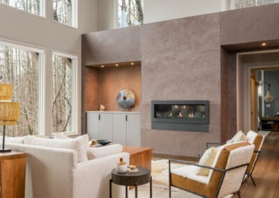 Living Stone Design+Build Hawks Nest Modern Living Room