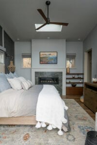 Living Stone Design+Build Hawks Nest Rug and Bedding