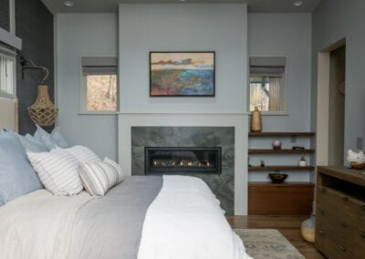 Living Stone Design+Build Hawks Nest Rug and Bedding