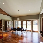 stone fireplace