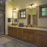 Black Mountain Craftsman bathroom