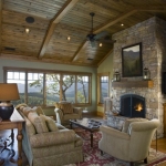 Black Mountain Craftsman living room