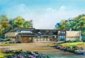 Artist rendering of Modern Mountain Vista - available for Parade of Homes Virtual Tour