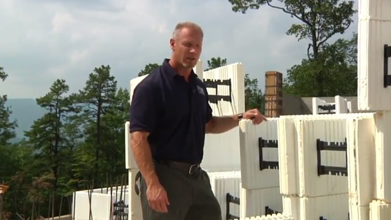 Asheville Builder and Energy Efficiencies, Green Building with ICF’s for foundations