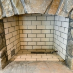 Skytop Farms Mountain Lodge fireplace