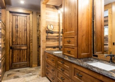 Living Stone Design+Build Lehman Residence Double Sink