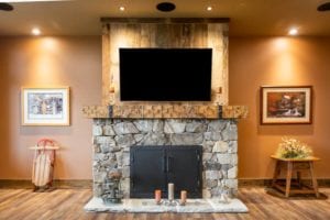 Living Stone Design+Build Lehman Residence TV & Fireplace