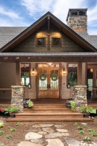 Living Stone Design+Build Lehman Residence Front Porch