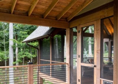 Living Stone Design+Build Lehman Residence Screen Porch Door