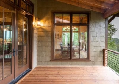 Living Stone Design+Build Lehman Residence Porch Window