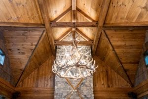 Living Stone Design+Build Lehman Residence Chandelier Shot