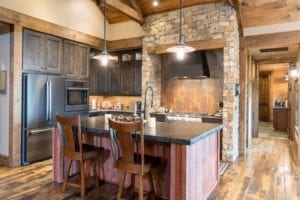 Living Stone Design+Build Lehman Residence Kitchen Island