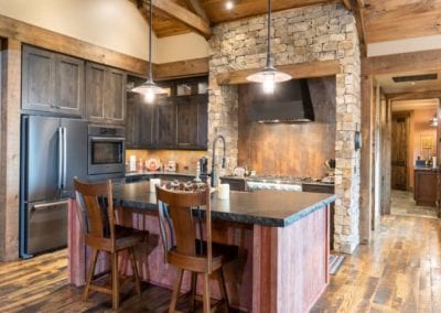 Living Stone Design+Build Lehman Residence Kitchen Island