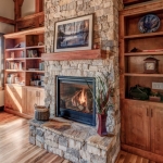 North Asheville Timberpeg living room