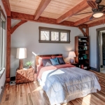 North Asheville Timberpeg bedroom