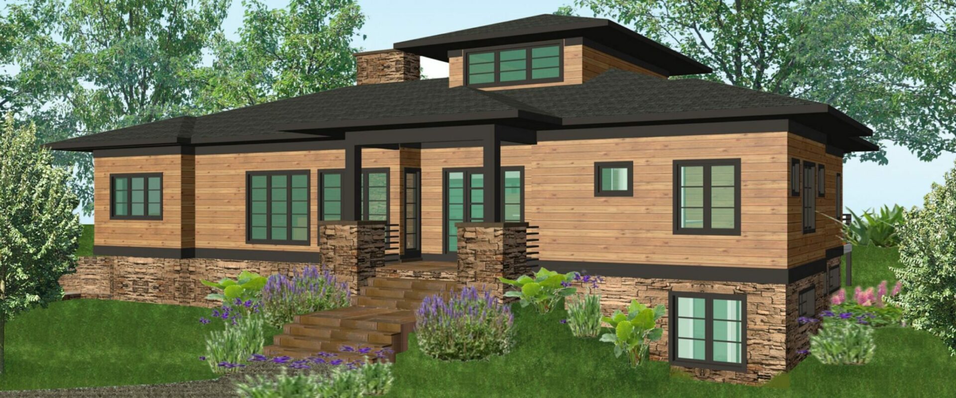 Modern Prairie Computer Rendering