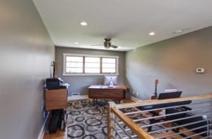 Living Stone Design+Build Modern Semi-Custom Home Office