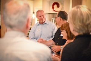 Shawn Sullivan meets with clients