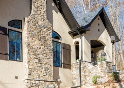 Living Stone Design+Build Talmage Chimney View