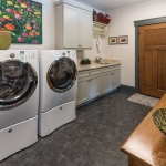 Black Mountain Transitional Craftsman laundry room