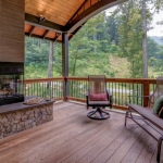Black Mountain Transitional Craftsman covered porch