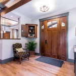 Black Mountain Transitional Craftsman front door