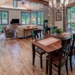 Black Mountain Transitional Craftsman dining room