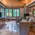 Black Mountain Transitional Craftsman living room