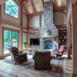 Asheville Timberpeg living room