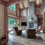 Asheville Timberpeg living room