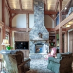 Asheville Timberpeg living room