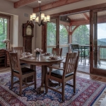 Asheville Timberpeg dining room