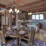 Asheville Timberpeg dining room