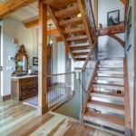 Asheville Timberpeg staircase