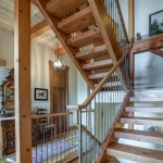 Asheville Timberpeg staircase