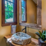Black mountain craftsman bathroom