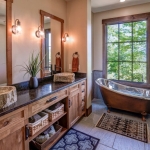 Black mountain craftsman bathroom