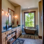 Black mountain craftsman bathroom