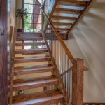 Black mountain craftsman staircase